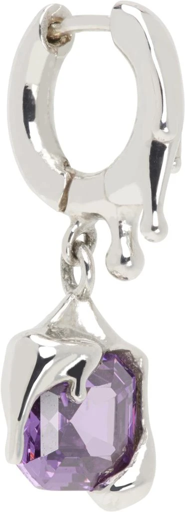 Alan Crocetti Silver Nano Melt Single Earring 2
