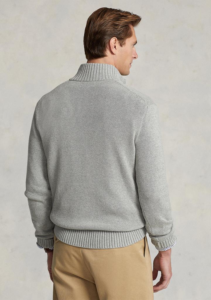 Ralph Lauren Cotton Quarter-Zip Sweater