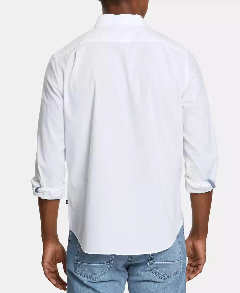 Nautica Men's Classic-Fit Stretch Solid Oxford Button-Down Shirt 2