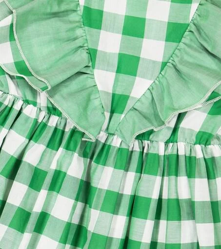 Paade Mode Checked cotton dress - 6