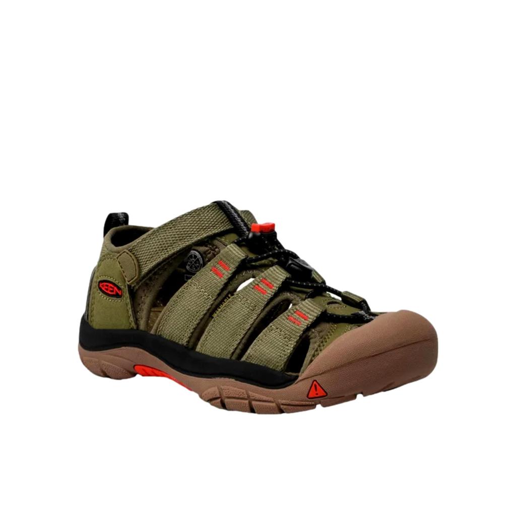 Keen Newport H2 Olive Drab/Orange  1025073 Pre-School