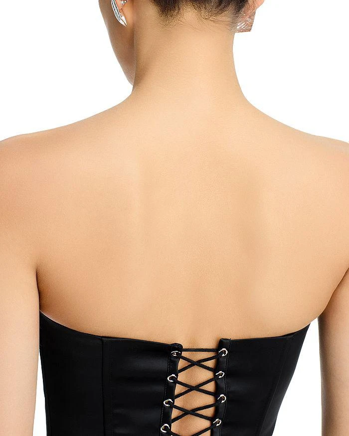 Danielle Guizio Satin Corset Top 4
