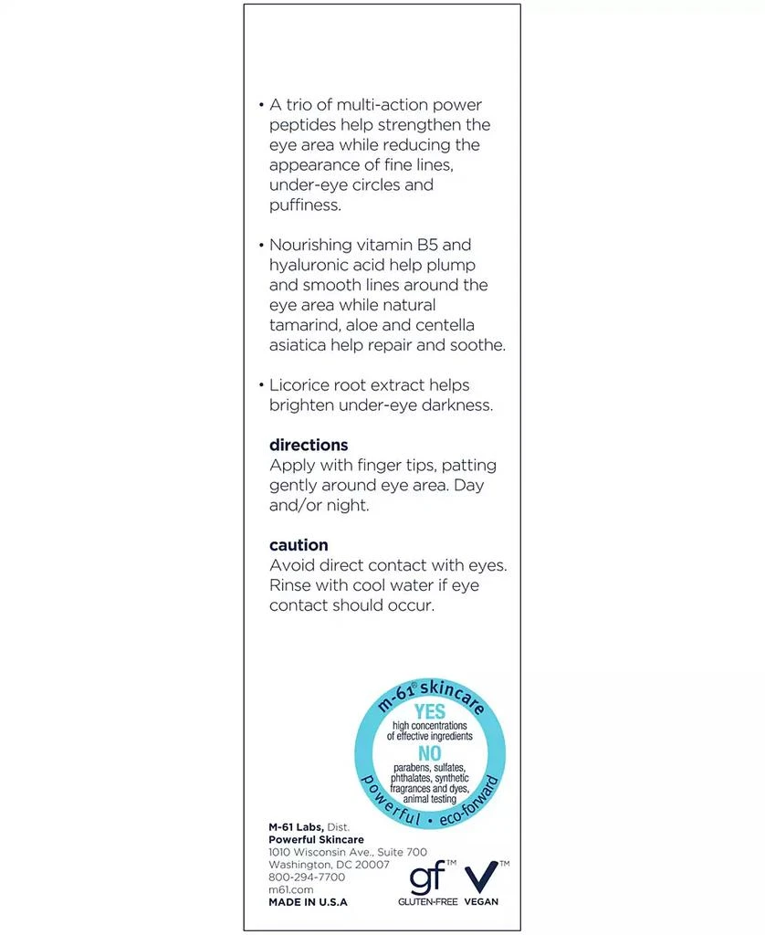 M-61 Hydraboost Eye Serum, 0.5 oz. 4