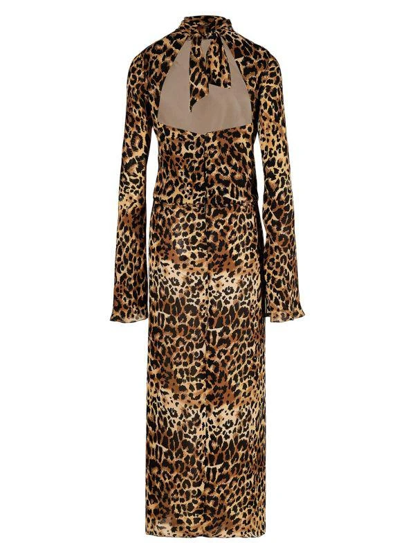 JOHANNA ORTIZ Elegancia Gitana Leopard Maxi Dress 2