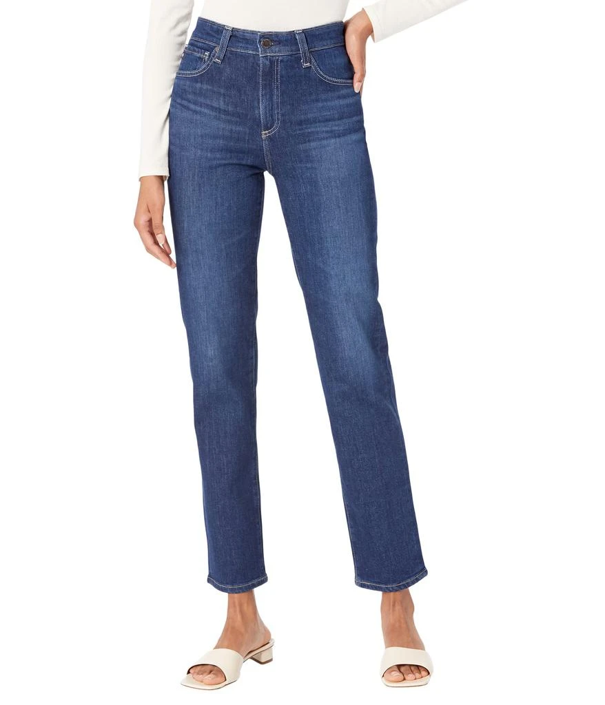 AG Jeans Saige High-Rise Straight Leg Jeans in Easy Street 1