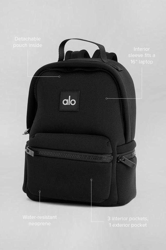 Alo Stow Backpack - Black/Silver