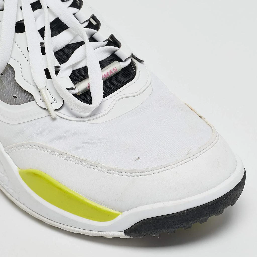 Jordan Air Jordans White Leather Jordan Air Max 200 Vibrant Sneakers Size 46 7