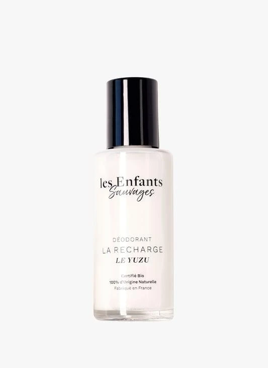 Les Enfants Sauvages Refillable Organic  100 Natural Roll-On Deodorant - Unisex YUZU Scent (citrus)