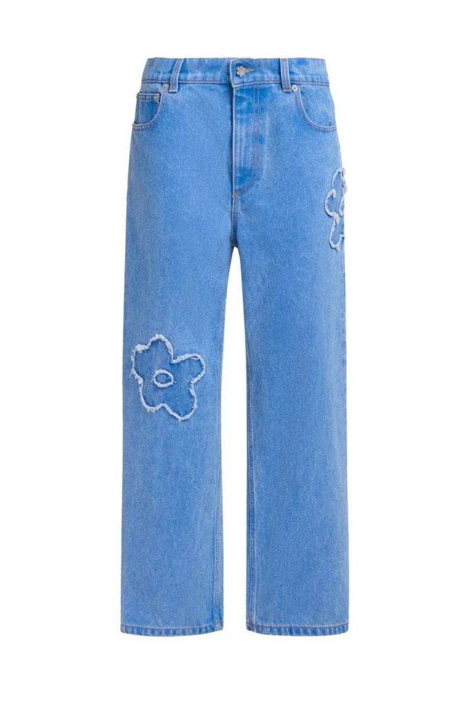 Marni High-Waisted Wide-Leg Jeans 1