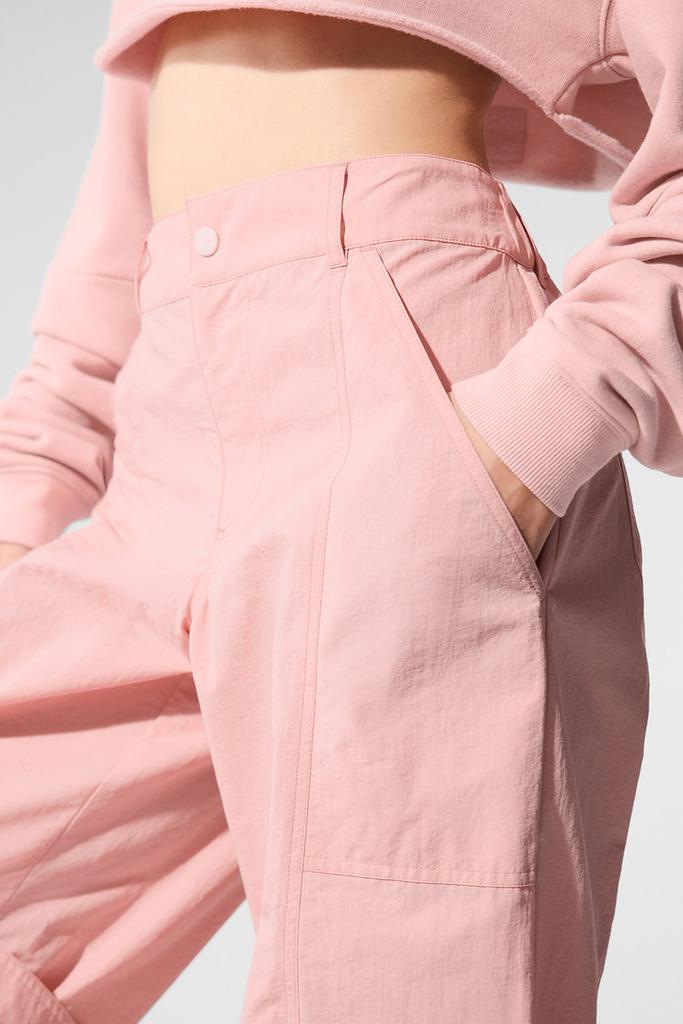 High-Waist Voyager Trouser - Pink Quartz – On Sale Now with Up to