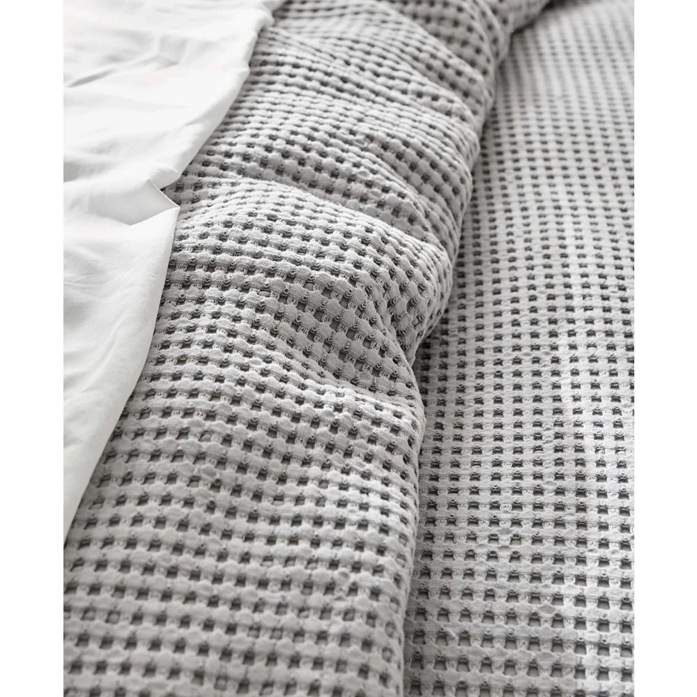 Levtex Mills Waffle Classic 3-Pc. Duvet Cover Set, Full/Queen 5