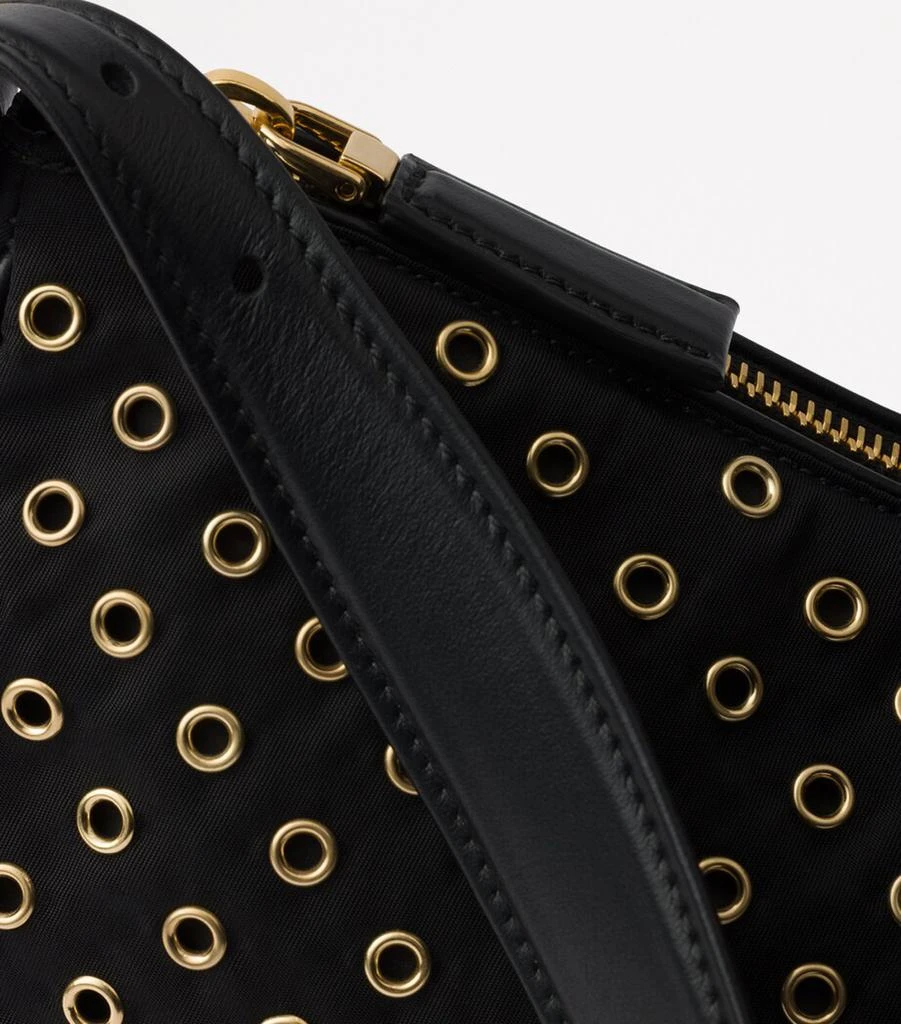 Prada Large Re-Nylon Grommet Aimée Shoulder Bag 6