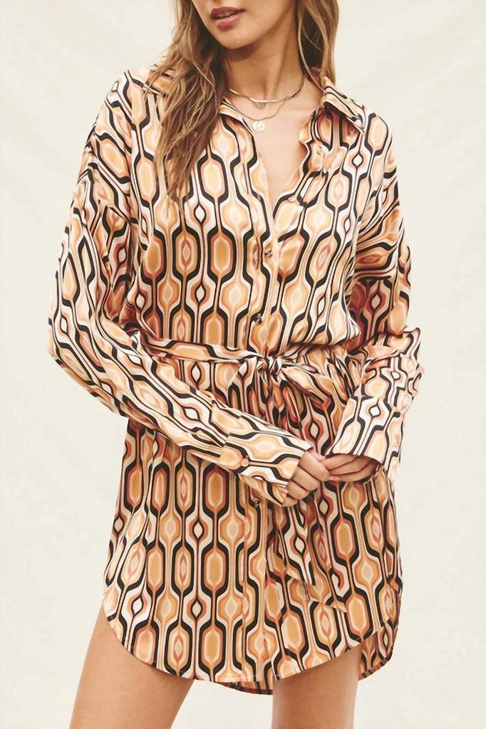 Dress Forum Tiger Eye Shirt Dress 4