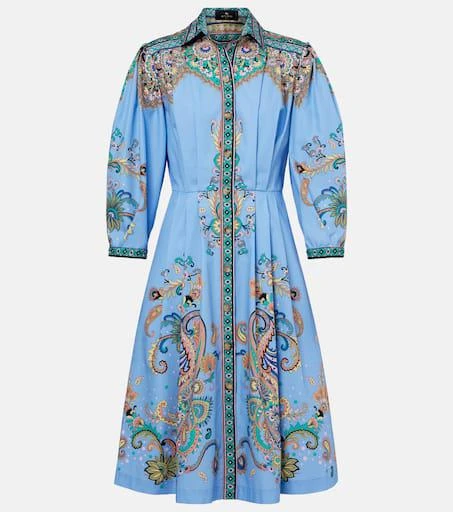 ETRO Printed cotton shirt dress 1
