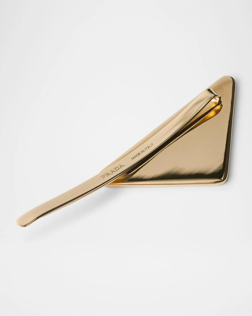 Prada Metal Triangle Bobby Pins 2