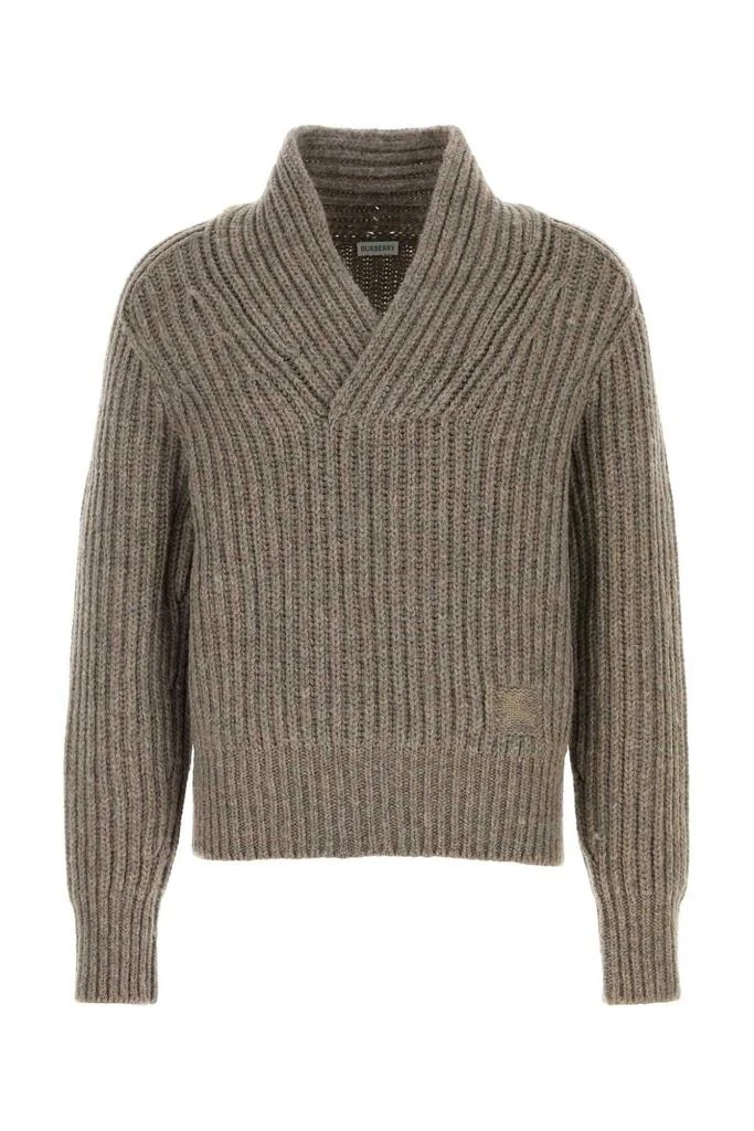 Burberry Burberry Shawl Collared Knitted Jumper 1
