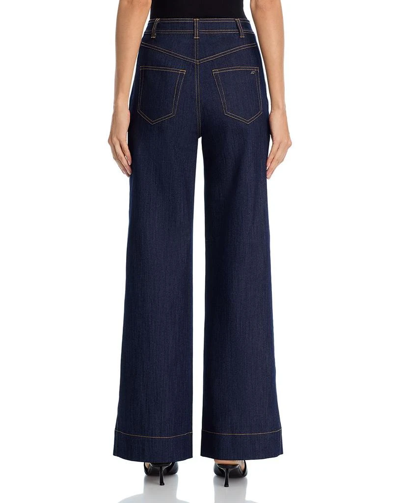 Cinq à Sept Betsy High Rise Wide Leg Jeans in Indigo 3