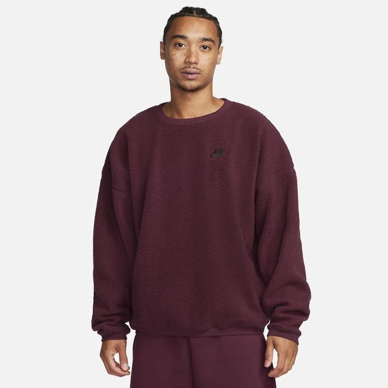 NIKE Nike Club Plus Sherpa Winter Crew - Men's 1