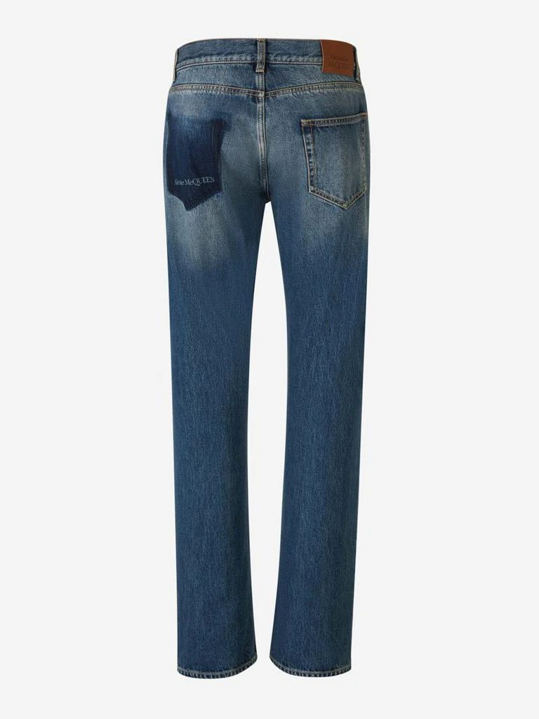 Alexander McQueen Alexander McQueen Straight Fit Logo Jeans 2
