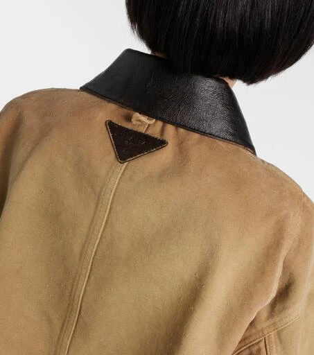 Prada Cropped cotton canvas jacket 6