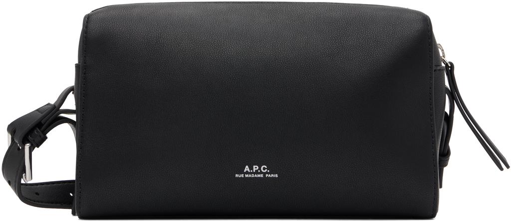 A.P.C. Black Recuperation Neck Pouch - Shoulder Bags - Save