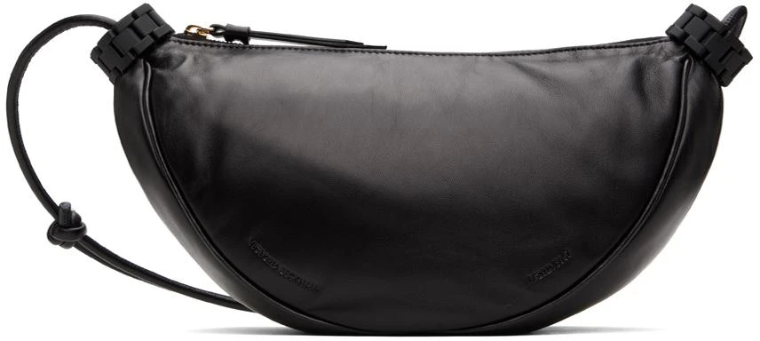 Victoria Beckham Black Puffy Half Moon Bag 1