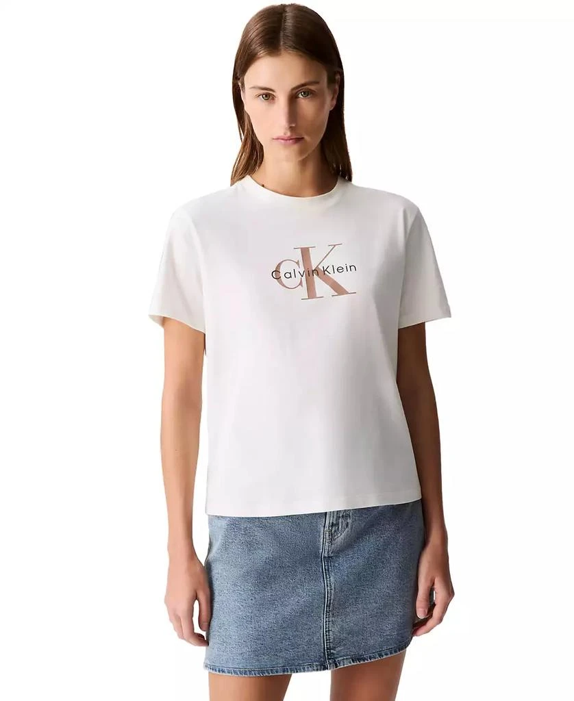 Calvin Klein Women's Brand Monogram T-Shirt 1