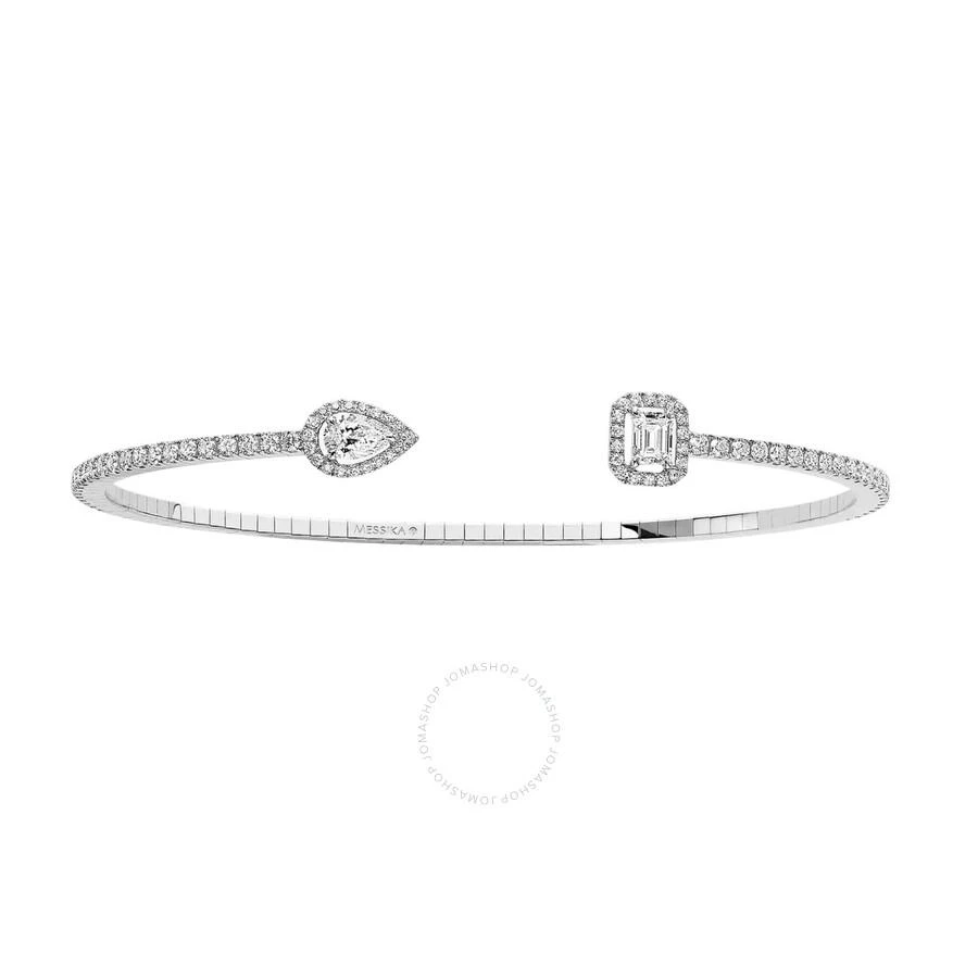 Messika 18k White Gold My Twin Skinny Diamond Bracelet 1