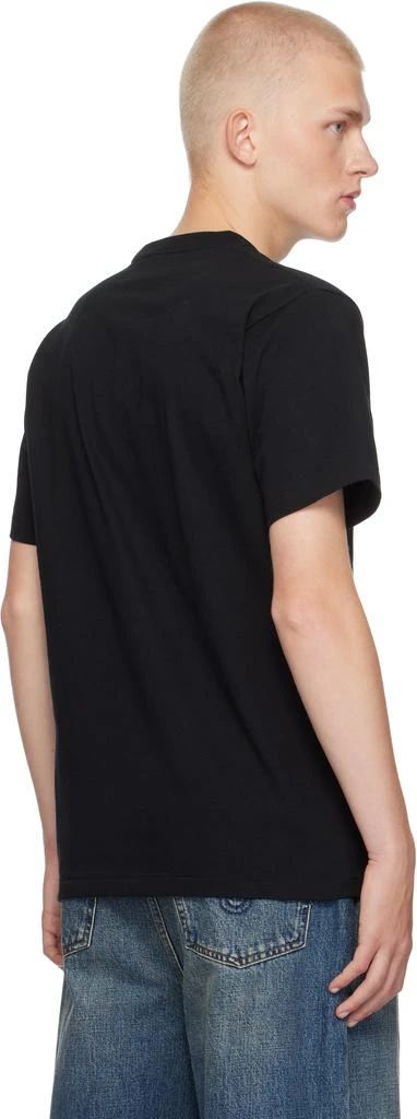 Bape Black Glitch Art College T-shirt 3