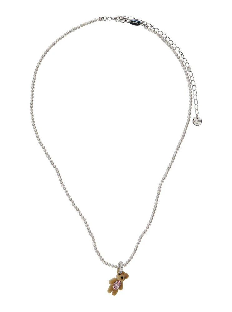 YVMIN YVMIN Crystal Bear Pendant Necklace