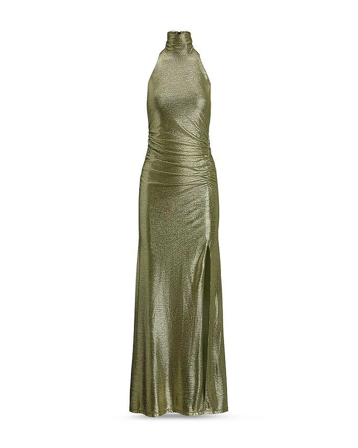 Metallic Sleeveless Turtleneck Gown  On Sale Now with Up to 59% Off |  Discover Exclusive Deals & Savings at BeyondStyle  Authentic Ralph Lauren  women|dress with Limited-Time Discounts, Free Shipping, and