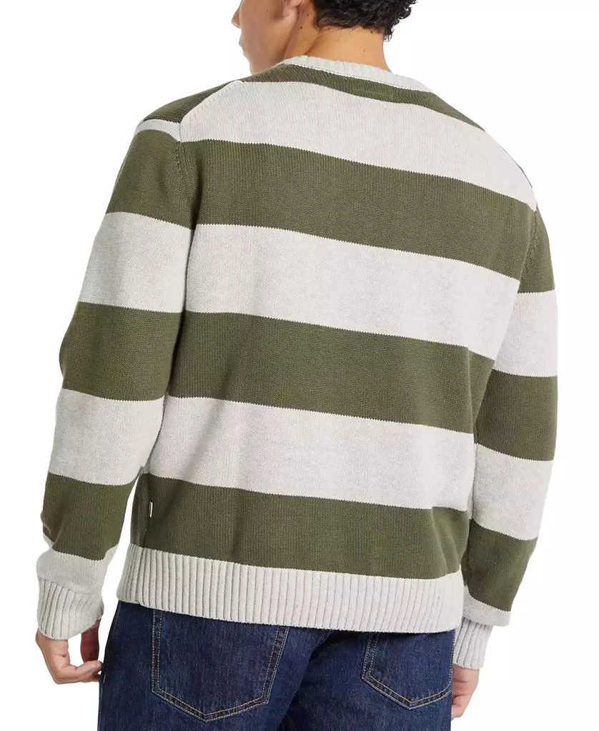 GUESS JEANS Men's Stripe Logo Sweater 2