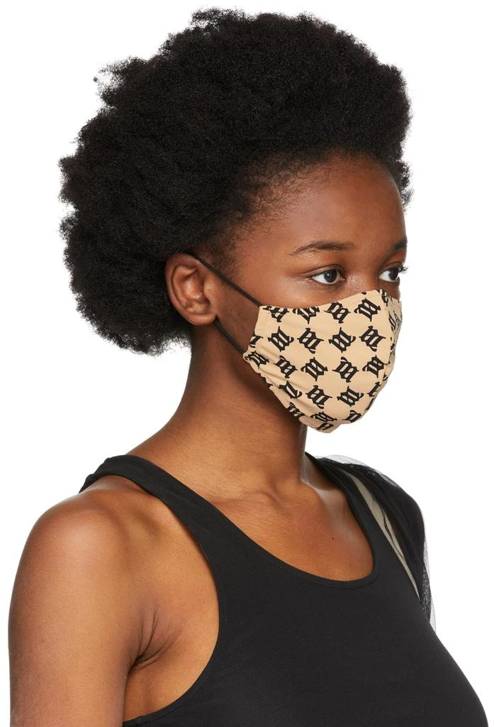 Misbhv Beige Monogram Face Mask 2