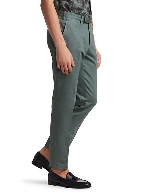 Zegna Flat Front Trousers 3