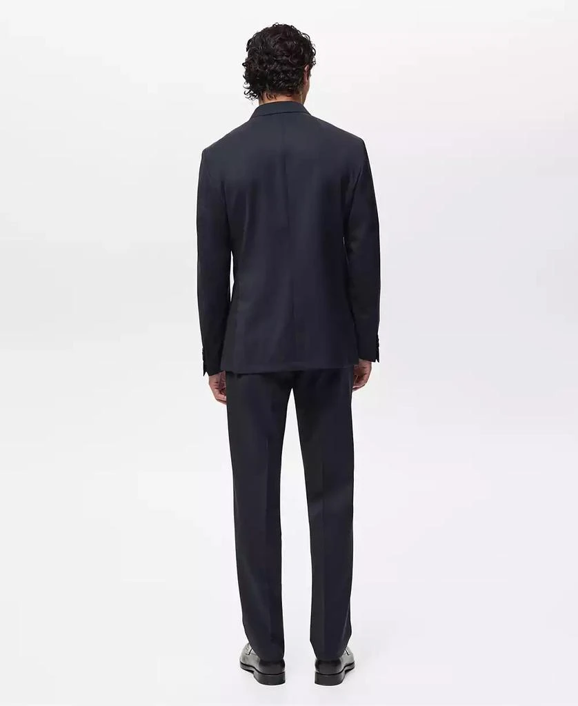 Mango Men's Cold Wool Double-Breasted Suit Blazer 3
