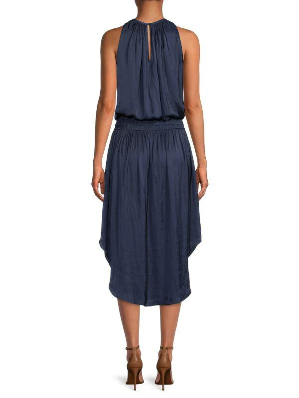 Ramy Brook Audrey Halter Midi Blouson Dress 2