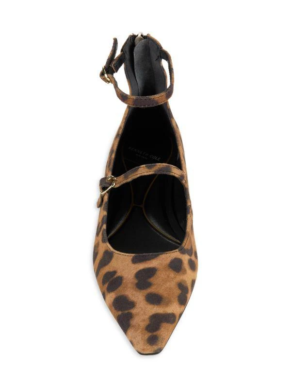 Kenneth Cole Nolita Leopard Print Leather Flats 5