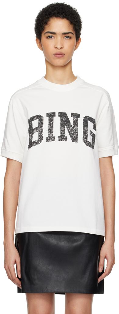 ANINE BING Off-White Jaylin 'Bing' T-shirt