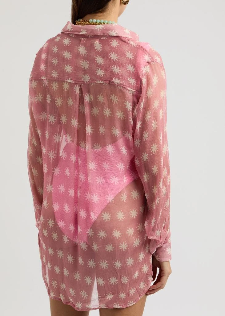 Cloe Cassandro Elodie printed silk-georgette shirt 3