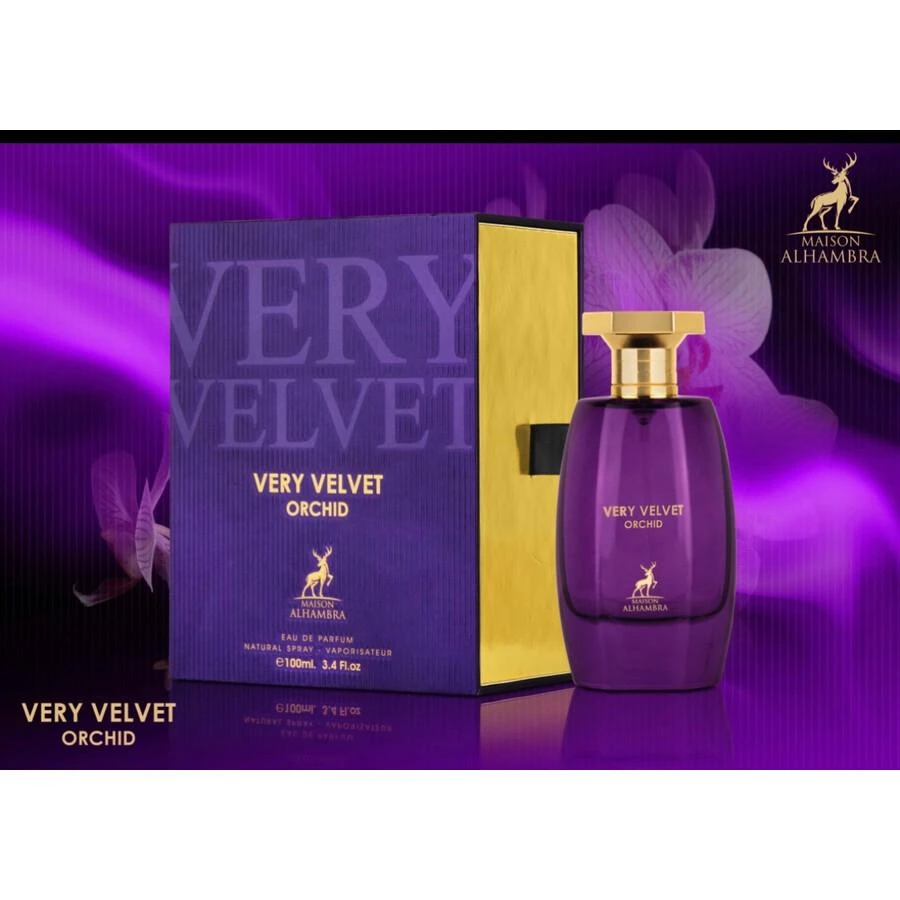 MAISON ALHAMBRA Unisex Very Velvet Orchid EDP Spray 3.4 oz Fragrances 6291108736593 3