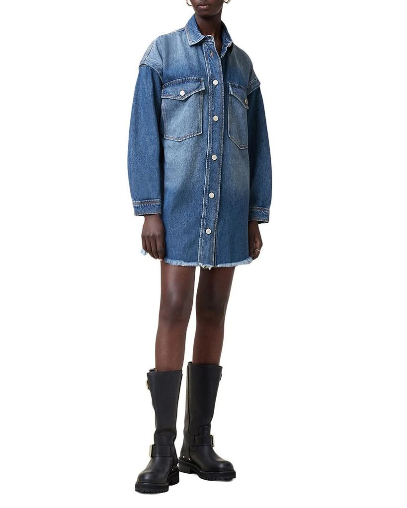 ALL SAINTS Faye Denim Dress 7