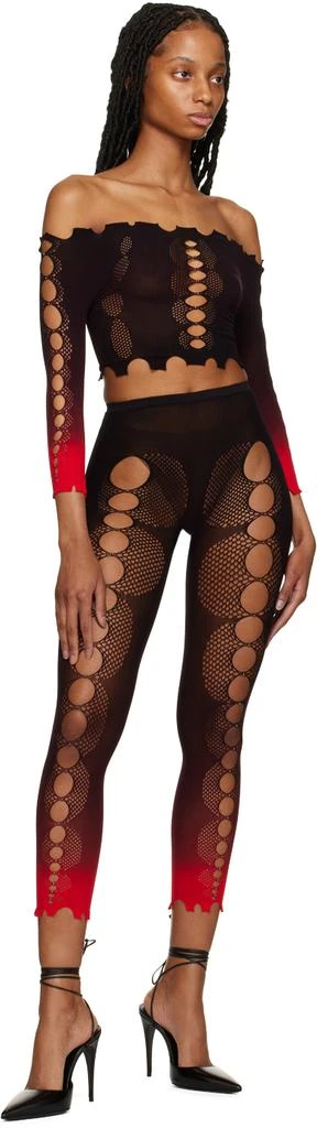 RUI Red Tie-Dye Leggings 4