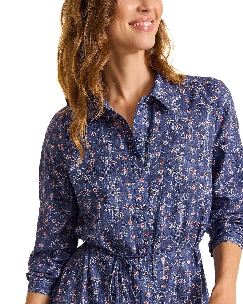 Blue Sea Floral Long Sleeve Shirt Dress  On Sale Now with Up to 50% Off |  Discover Exclusive Deals & Savings at BeyondStyle  Authentic Tommy Bahama  dress|women with Limited-Time Discounts,