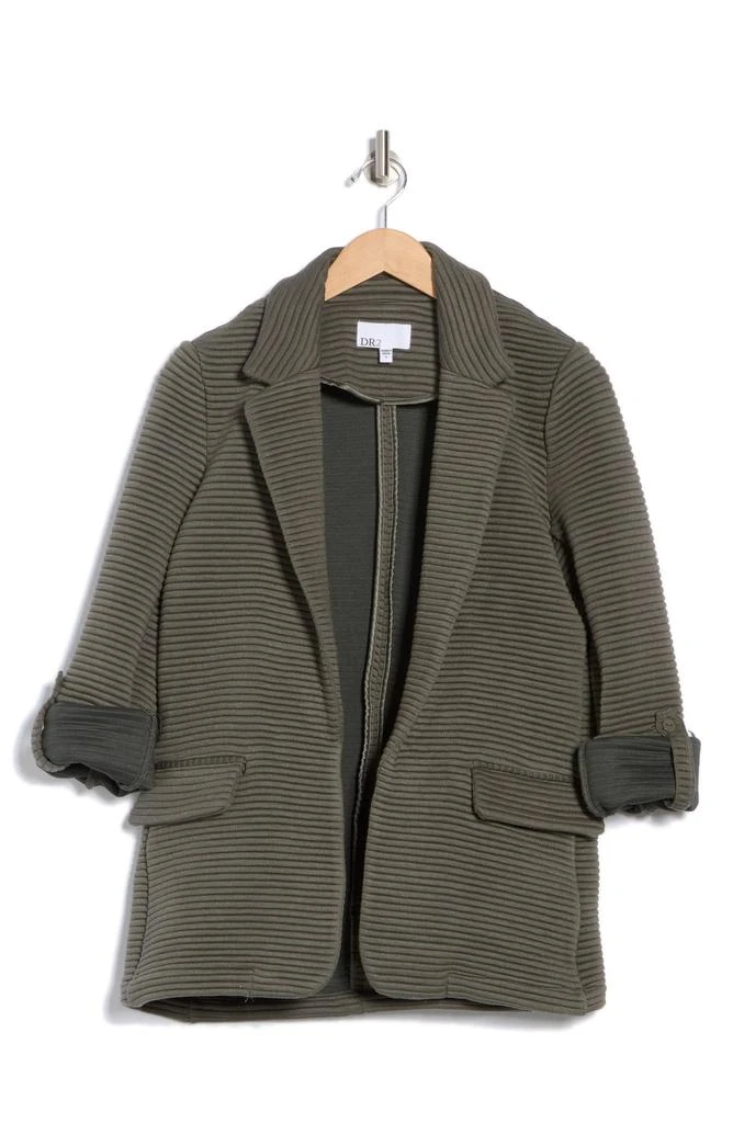 DR2 by Daniel Rainn Stripe Notch Lapel Blazer 3