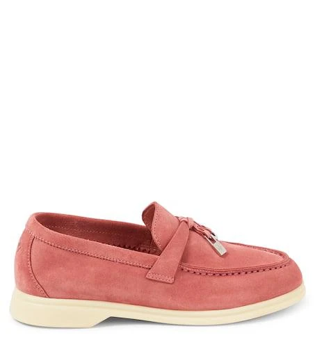 Loro Piana Summer Charms Walk suede loafers 4
