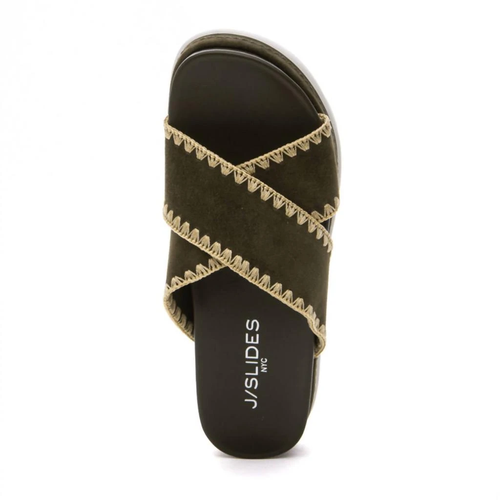J/Slides J/Slides - Women's Boo Suede Sandal 5