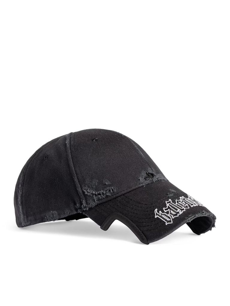 ハット BALENCIAGA BLACKLETTER SCRIPT HAT IN BLACK DELAVE Balenciaga BLACKLETTER SCRIPT HAT IN BLACK DELAVE - Hats