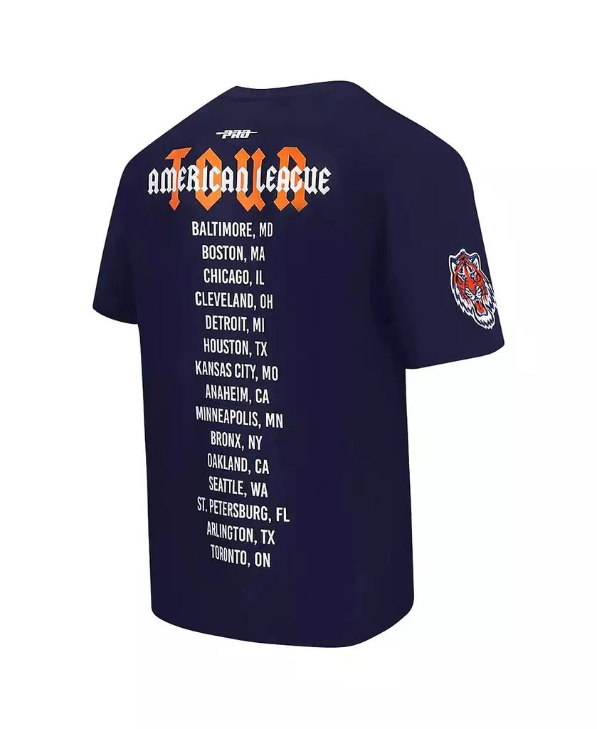 Pro Standard Men's Navy Detroit Tigers Oversized City Tour T-Shirt 3