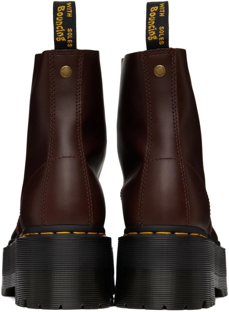 Dr. Martens Brown 1460 Pascal Max Platform Boots 2