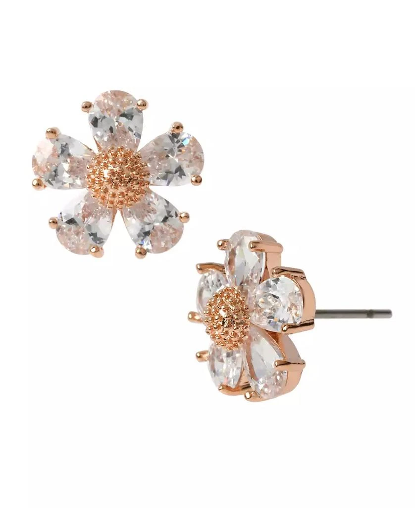 Betsey Johnson Spring Glam SPARKLY Pink Green Fly Insect Flower Bug Earrings